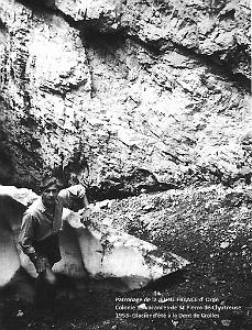 1953 glacier v d'ete a la dent de Crolles